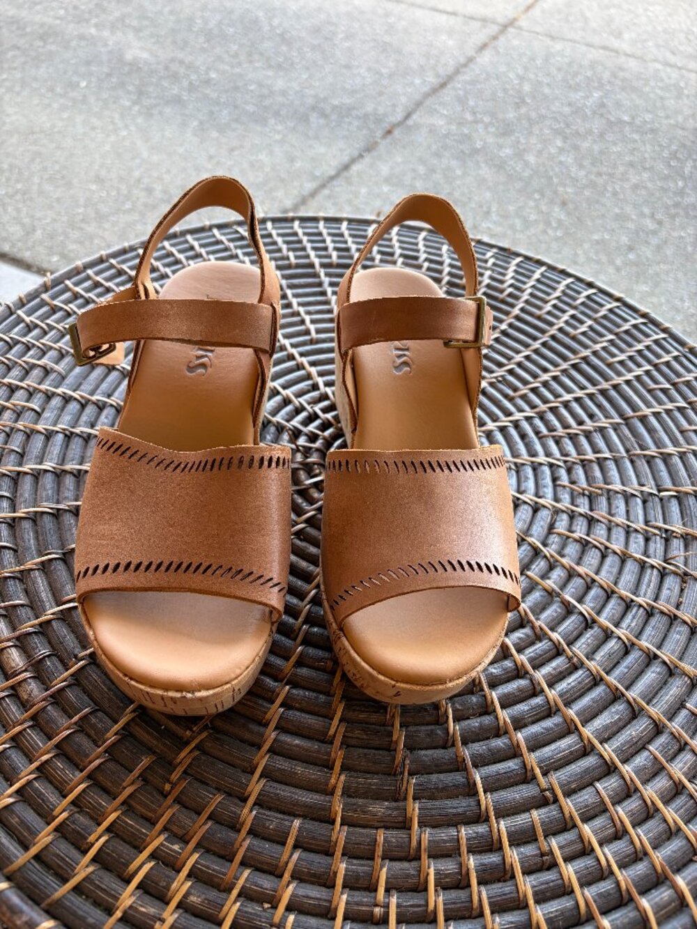 New Korks Platform Sandal